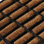 dørmåtte 40x60 cm rektangulær gummi og coir