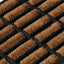 dørmåtte 45x75 cm rektangulær gummi og coir