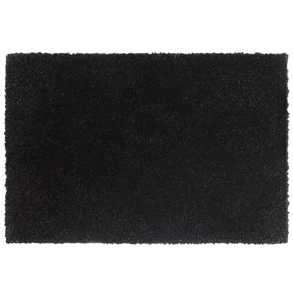 dørmåtter 2 stk. 40x60 cm tuftet coir sort