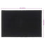 dørmåtte 60x90 cm tuftet coir sort