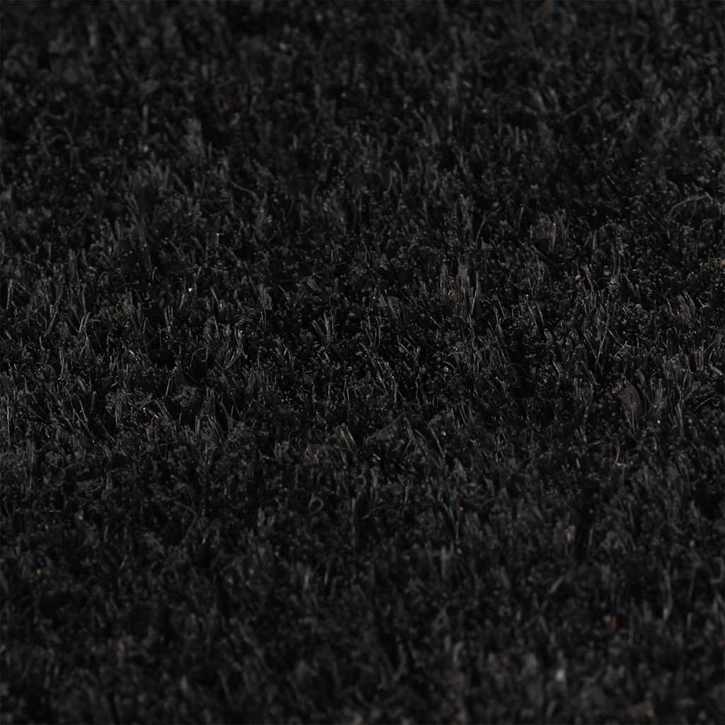 dørmåtte 100x300 cm tuftet coir sort
