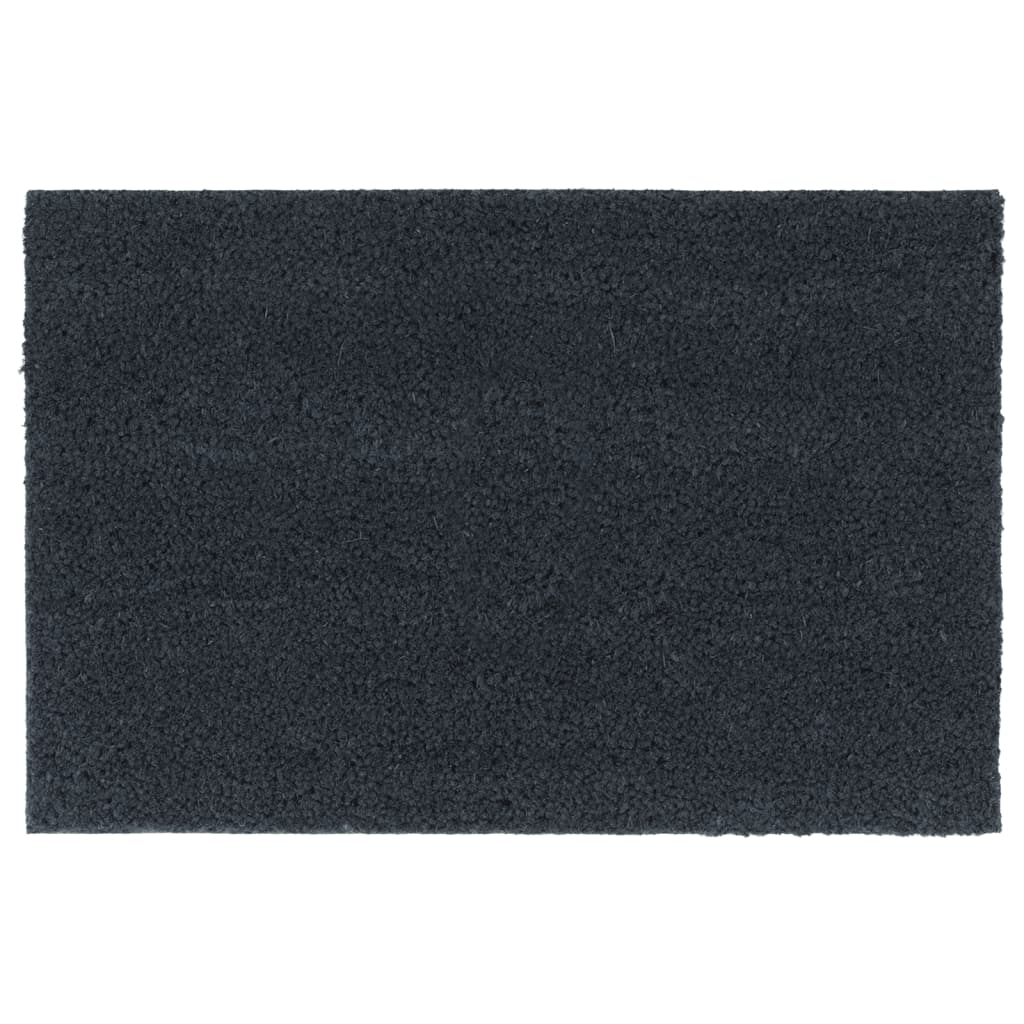 dørmåtter 2 stk. 40x60 cm tuftet coir mørkegrå