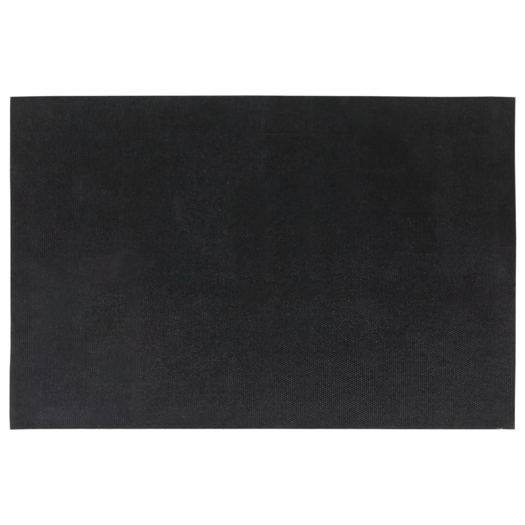dørmåtter 5 stk. 40x60 cm tuftet coir mørkegrå