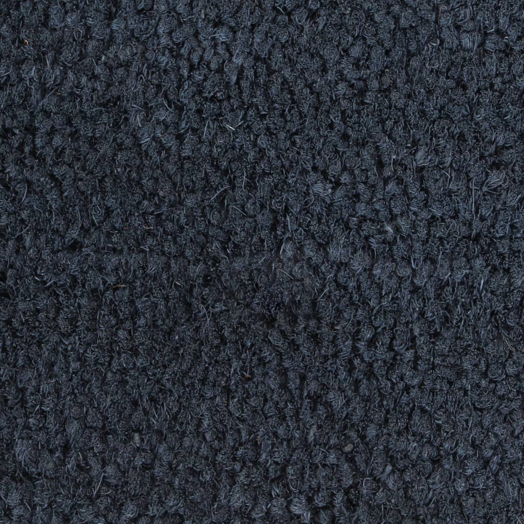 dørmåtter 5 stk. 40x60 cm tuftet coir mørkegrå
