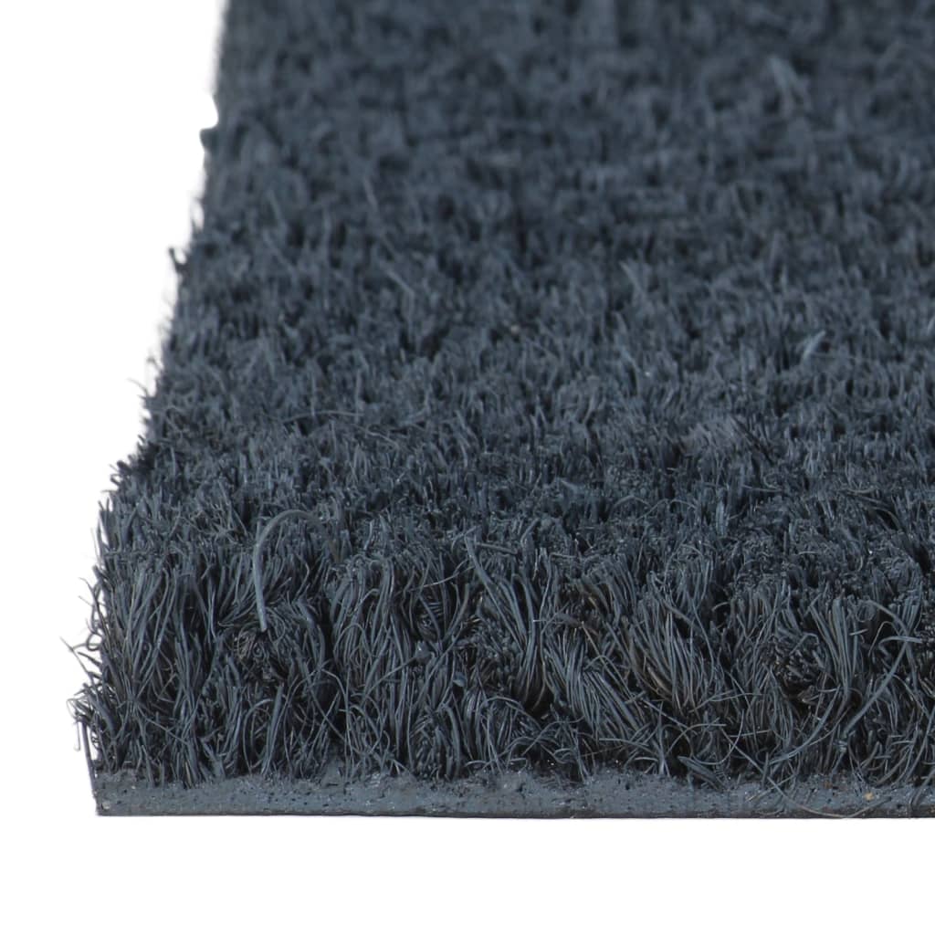 dørmåtte 50x80 cm tuftet coir mørkegrå