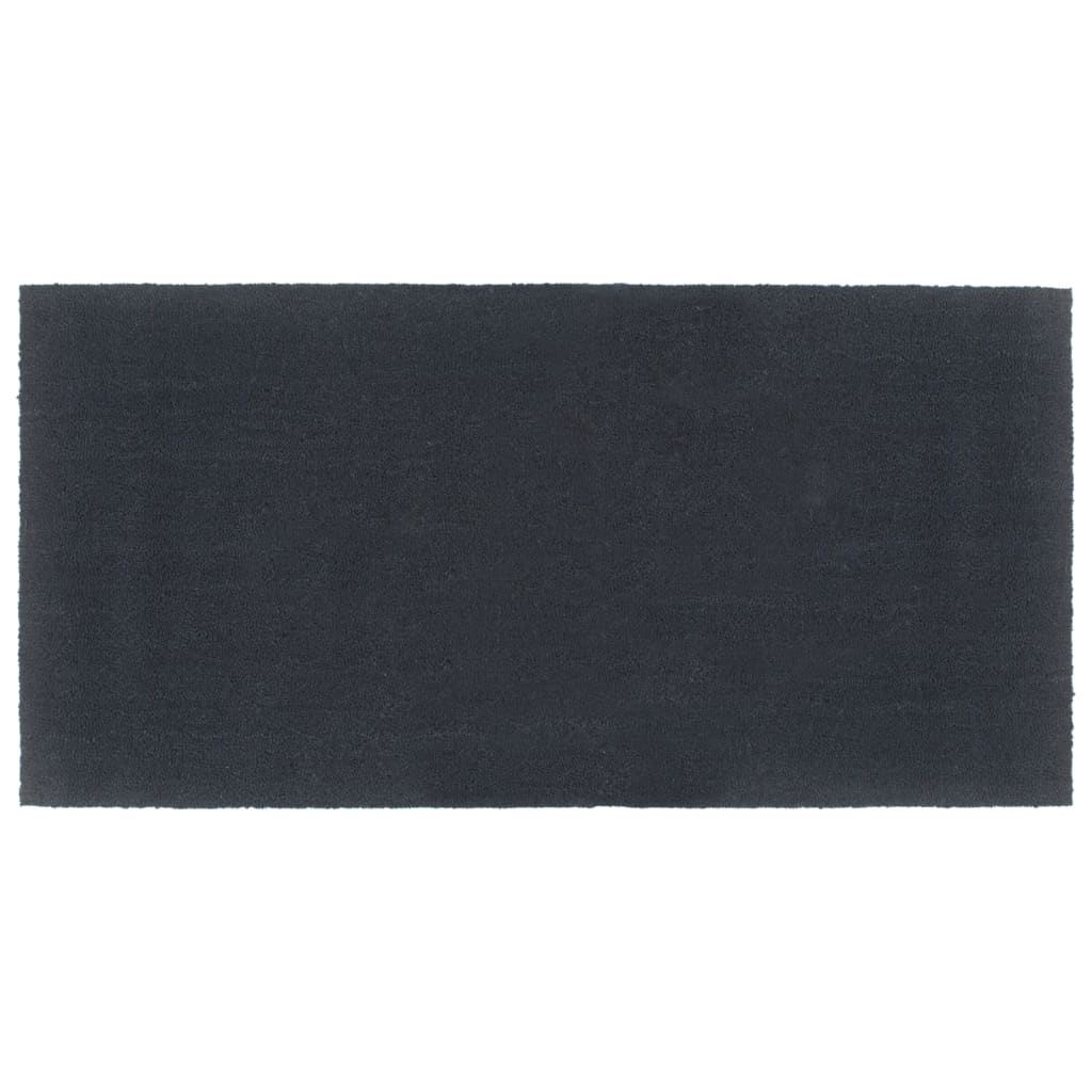 dørmåtte 100x200 cm tuftet coir mørkegrå