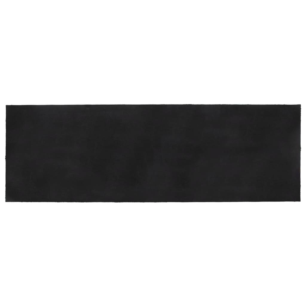 dørmåtte 100x300 cm tuftet coir mørkegrå