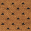 dørmåtte 40x60 cm tuftet coir naturfarvet