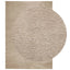 gulvtæppe HUARTE 140x200 cm kort luv og vaskbart sandfarvet