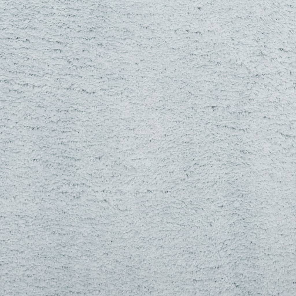 gulvtæppe HUARTE 80x250 cm kort luv og vaskbart blå