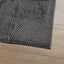 gulvtæppe IZA 80x150 cm kort luv skandinavisk look antracitgrå