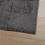 gulvtæppe IZA 140x200 cm kort luv skandinavisk look antracitgrå