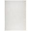 gulvtæppe IZA 140x200 cm kort luv skandinavisk look cremefarvet