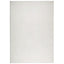 gulvtæppe IZA 160x230 cm kort luv skandinavisk look cremefarvet