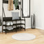 gulvtæppe IZA Ø 80 cm kort luv skandinavisk look cremefarvet