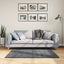 gulvtæppe OVIEDO 120x120 cm kort luv antracitgrå