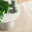 gulvtæppe OVIEDO 120x120 cm kort luv beige