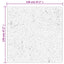 gulvtæppe OVIEDO 120x120 cm kort luv beige
