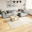 gulvtæppe OVIEDO 240x240 cm kort luv beige
