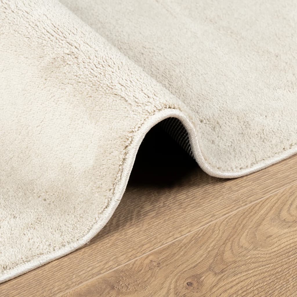 gulvtæppe OVIEDO 240x340 cm kort luv beige