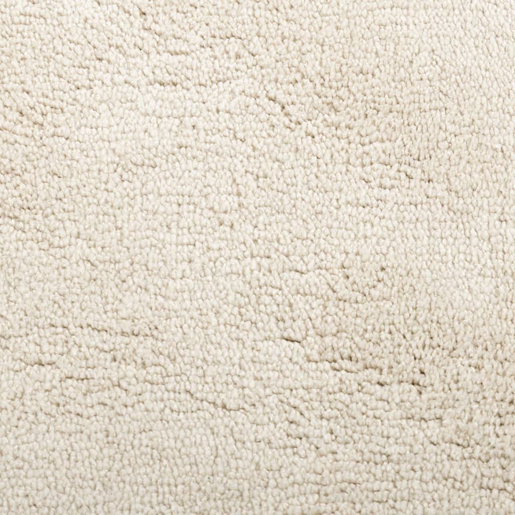gulvtæppe OVIEDO Ø 160 cm kort luv beige