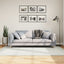gulvtæppe OVIEDO 140x200 cm kort luv cremefarvet