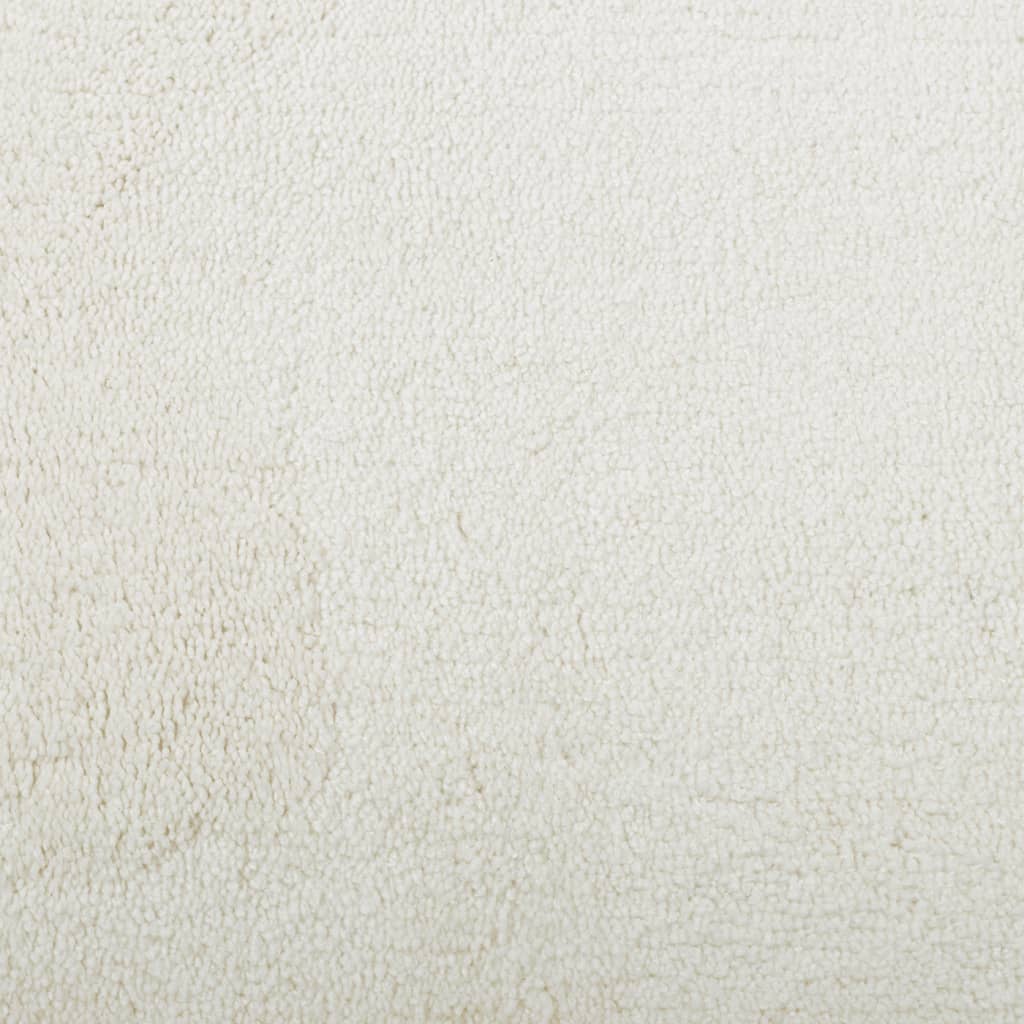 gulvtæppe OVIEDO 240x340 cm kort luv cremefarvet