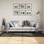 gulvtæppe ISTAN 100x200 cm lang luv skinnende look antracitgrå