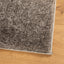 gulvtæppe ISTAN 160x230 cm lang luv skinnende look grå