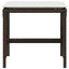 haveskamler 4 stk. med hynder 41x41x36 cm polyrattan brun