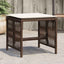 haveskamler 4 stk. med hynder 41x41x36 cm polyrattan brun