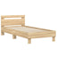 sengeramme m. sengegavl 90x200 cm uden madras sonoma-eg