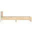 sengeramme m. sengegavl 100x200 cm uden madras sonoma-eg