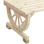 havebord 115x55x65 cm massivt grantræ