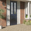 vinduesfolie 45x500 cm stribet PVC matteret