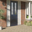 vinduesfolie 45x2000 cm stribet PVC matteret