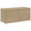 opbevaringsboks til haven 283 l polyrattan beige