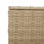 opbevaringsboks til haven 190 l polyrattan beige