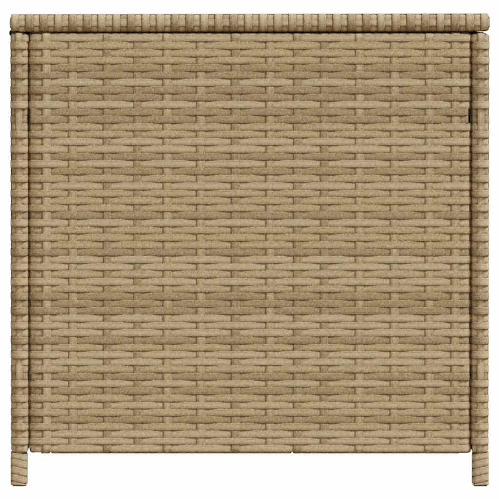 opbevaringsboks til haven 469 l polyrattan beige