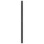 udskiftningsgavl 150 cm metal sort