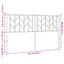 udskiftningsgavl 150 cm metal sort