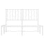 sengeramme med sengegavl 120x190 cm metal hvid
