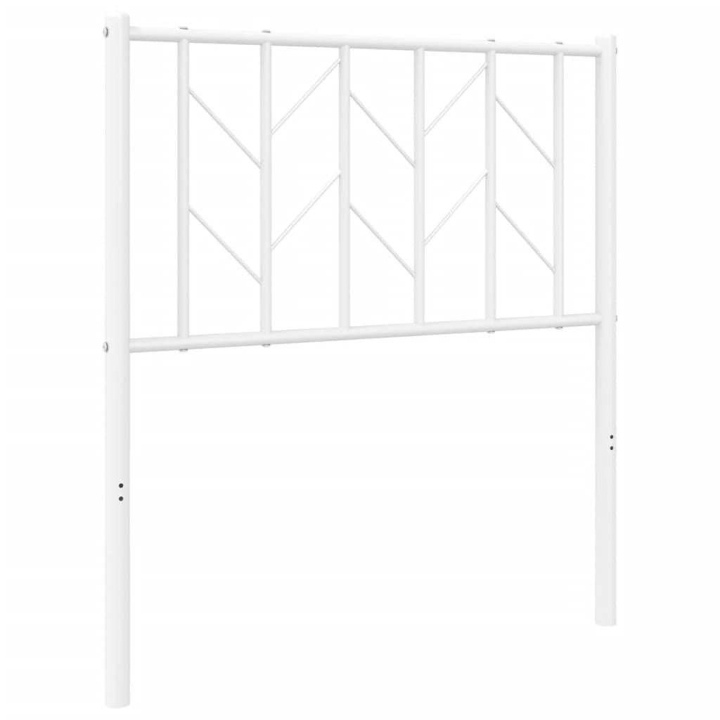 udskiftningsgavl 75 cm metal hvid