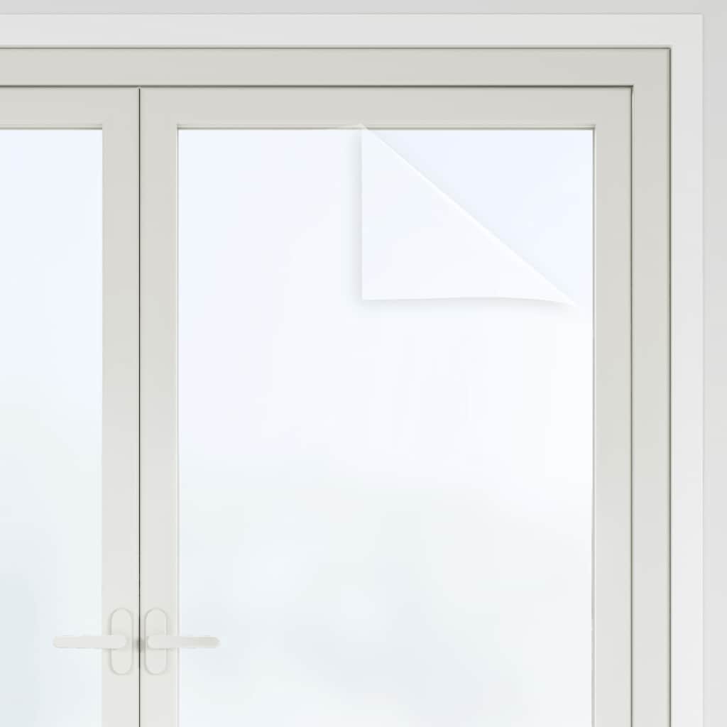 vinduesfolier 3 stk. matteret PVC hvid