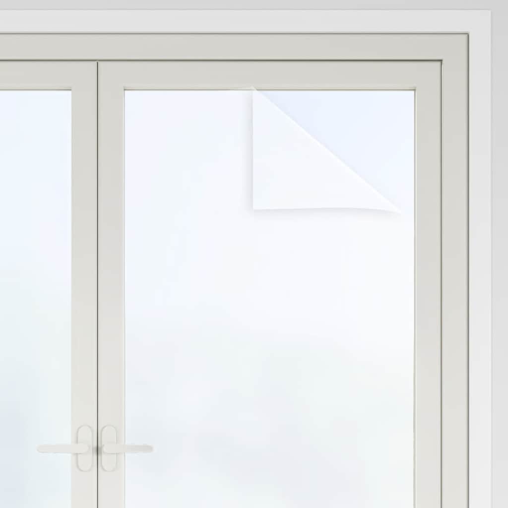 vinduesfolier 5 stk. matteret PVC hvid