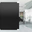 vinduesfolier 5 stk. matteret PVC sort