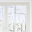 vinduesfolier 2 stk. bambusmønster matteret PVC