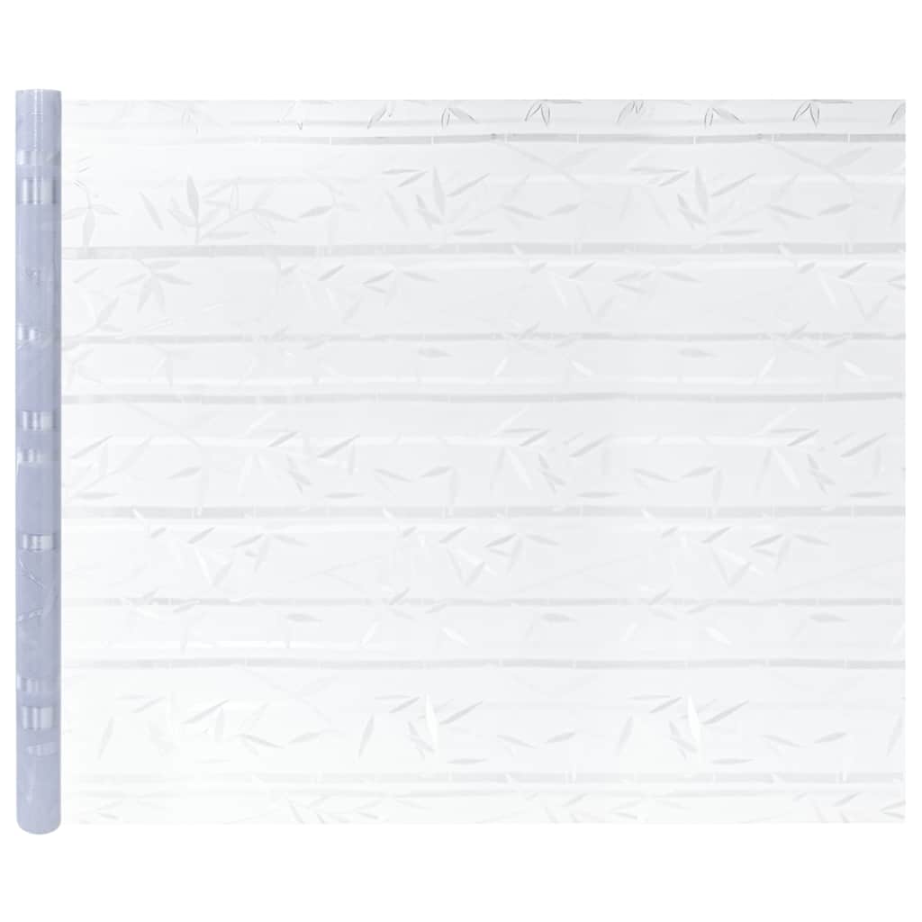 vinduesfolier 2 stk. bambusmønster matteret PVC