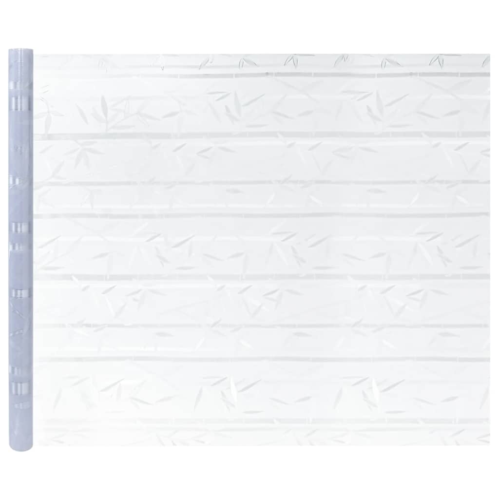 vinduesfolier 2 stk. bambusmønster matteret PVC