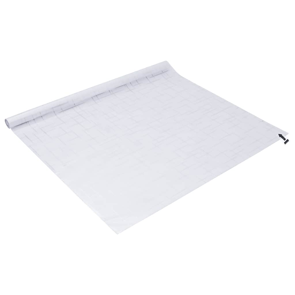 vinduesfolier 2 stk. stjernemønster matteret PVC